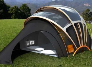 Le camping vous fait peur? Voici la tente qui produit de la lumière, de la chaleur, de l'électricité et internet!