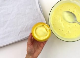 Il remplit un citron avec de la crème : après la cuisson, c'est excellent !│MiniBuzz