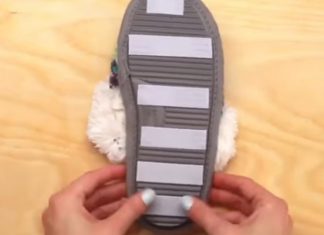 Elle Colle Des Bandes De Velcro Sur Ses Chaussons: Cette Idée Va Changer Votre Façon De Faire Le Ménage | Minibuzz