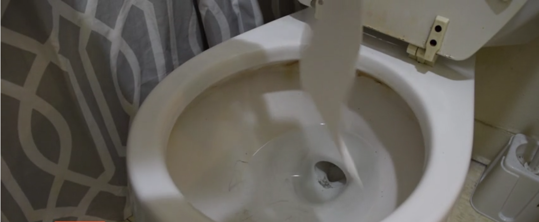 Pourquoi il met du vaisselle dans les toilettes ? Découvrez le, c’est surprenant!